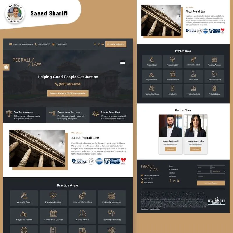 Peerali Law Website