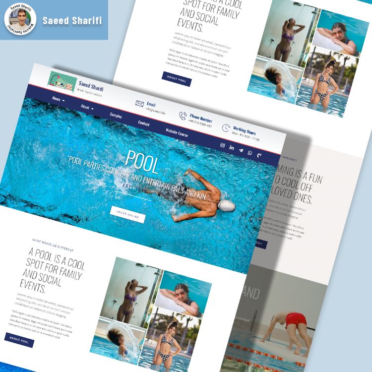 Pool Website Design