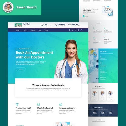 Doctor Website Saeed Sharifi